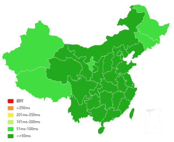广州BGP云服务器线路延迟实测效果图 广州BGP云服务器线路延迟实测效果图